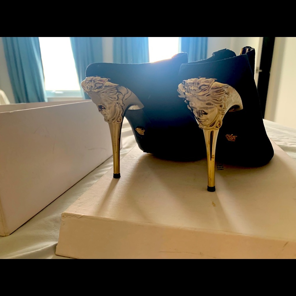Versace Medusa heels